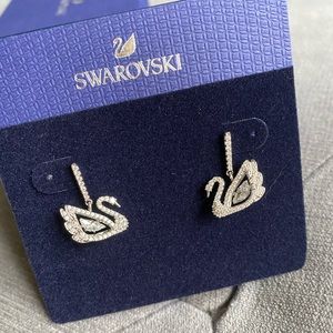 Swarovski Dancing Swan Earrings